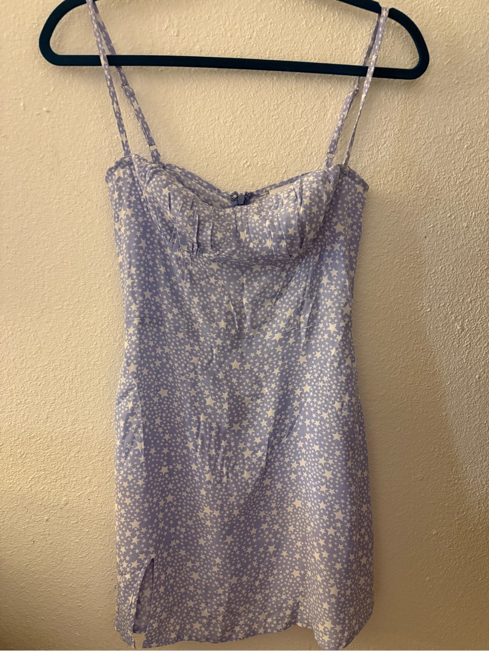 NWOT Skylar + Madison Lilac Star Print Slip Dress